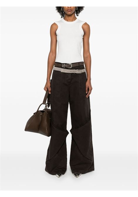 Brown wide-leg jeans The attico - women THE ATTICO | 250WCP00198DDC093AA064